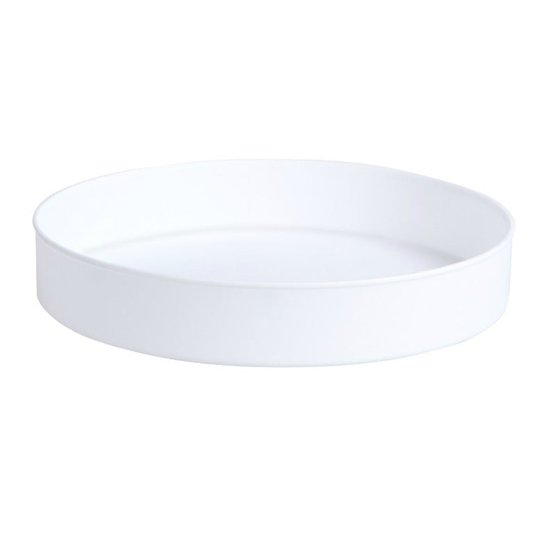 Rotating Seasoning Tray Storage Rack Kitchen Storage Artifact Desktop Multifunctional Anti-Skid Storage Tray Double Layer Rotary Table Round