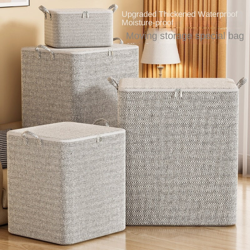 Foldable Fabric Storage Basket with Handles – Multi-Purpose Storage Bin