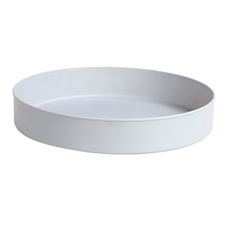 Rotating Seasoning Tray Storage Rack Kitchen Storage Artifact Desktop Multifunctional Anti-Skid Storage Tray Double Layer Rotary Table Round