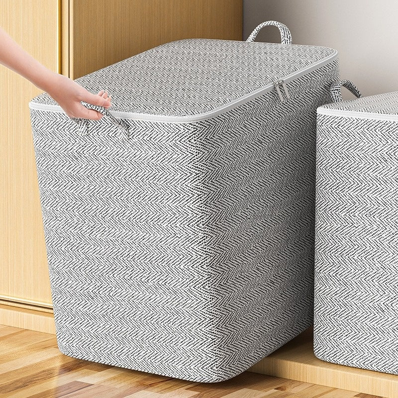 Foldable Fabric Storage Basket with Handles – Multi-Purpose Storage Bin